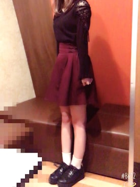 「axes femme（アクシーズファム）のアイテム（スニーカー）」を使った、とあさん（レディース・155cm）の秋コーディネート