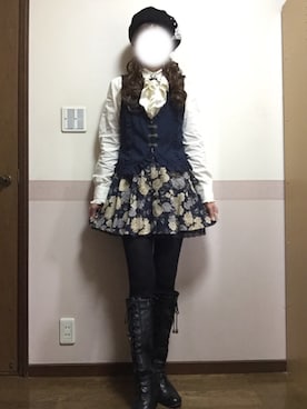 「axes femme（アクシーズファム）のアイテム（ハンチング/ベレー帽）」を使った、ありすさん（レディース・163cm）の春コーディネート
