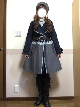 「axes femme（アクシーズファム）のアイテム（その他アウター）」を使った、ありすさん（レディース・163cm）の春コーディネート