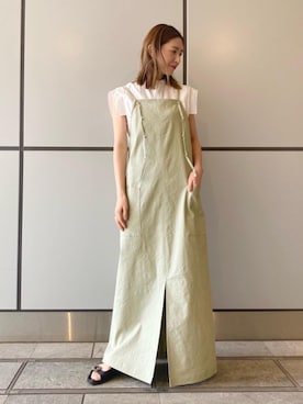 「ASTRAET（アストラット）のアイテム（ワンピース/ドレス）」を使った、ASAMI MIZUTANIさん（レディース・160cm）の春コーディネート