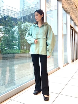 「ASTRAET（アストラット）のアイテム（ジャケット/アウター）」を使った、ASAMI MIZUTANIさん（レディース・160cm）の秋コーディネート