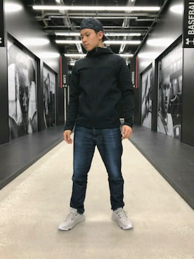 「スボーツミックス」｜「アイテム（キャップ）」を使った、シゲキさん（メンズ・168cm）の春コーディネート