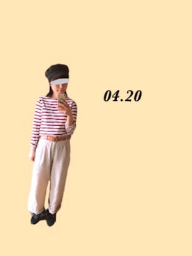hlhlさん（レディース・157cm）の春コーディネート