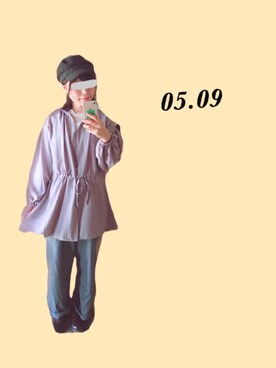 hlhlさん（レディース・157cm）の春コーディネート