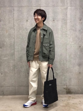 「SMITH'S（スミス）のアイテム」を使った、coen しゅうのさん（メンズ・166cm）の冬コーディネート