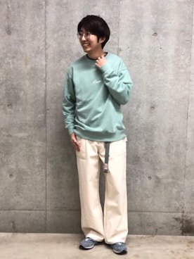 「SMITH'S（スミス）のアイテム（パンツ）」を使った、coen しゅうのさん（メンズ・166cm）の冬コーディネート