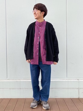 「USAコットン」｜coen しゅうのさん（メンズ・166cm）の春コーディネート