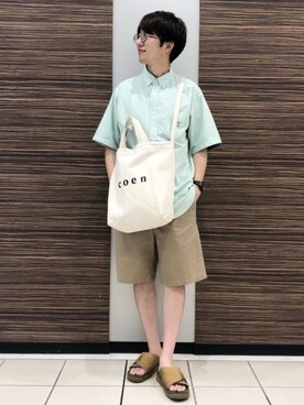 coen しゅうのさん（メンズ・166cm）の夏コーディネート