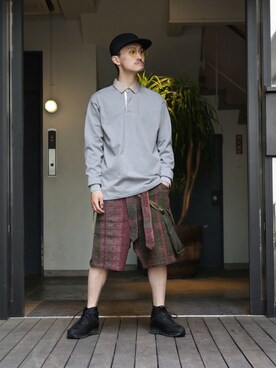 ポロシャツを使った ｇｗ のメンズ人気ファッションコーディネート ユーザー ショップスタッフ Wear