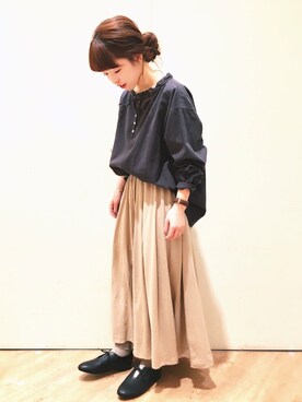 studio CLIP大日店さんの「【days】 フレアマキシスカート」を使ったコーディネート