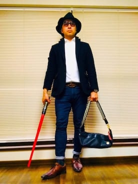 「アイテム（おもちゃ、レッド系）」を使った、zzzypadawanさん（メンズ・177cm）の春コーディネート