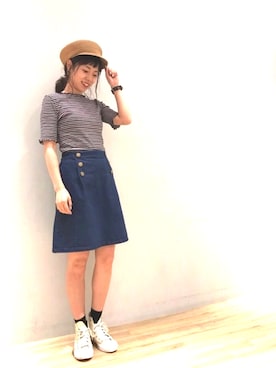 まるり。さん（レディース・156cm）の春コーディネート