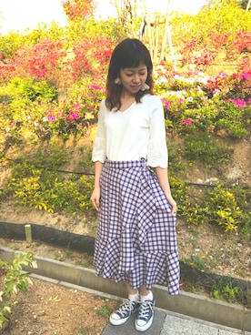 まるり。さん（レディース・156cm）の春コーディネート