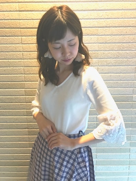 まるり。さん（レディース・156cm）の春コーディネート