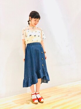 まるり。さん(レディース・156cm)の春コーディネート