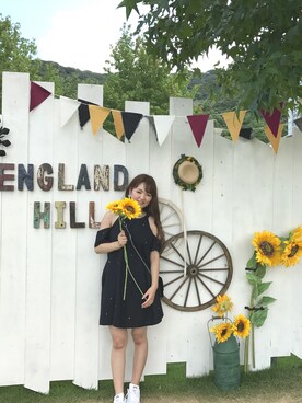 「TRIP」｜「アイテム（ワンピース/ドレス）」を使った、はるなさん（レディース・158cm）の夏コーディネート