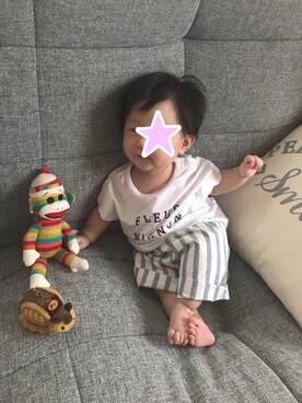 ☆★meme★☆さん（キッズ・60cm）の夏コーディネート