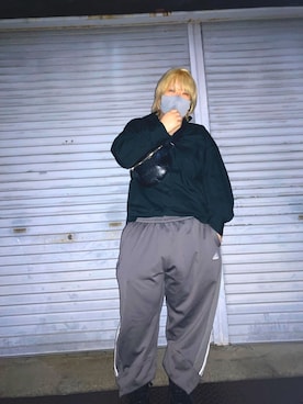 「H&M（エイチ・アンド・エム）のアイテム（バッグ）」を使った、幽さん（メンズ・161cm）の秋コーディネート