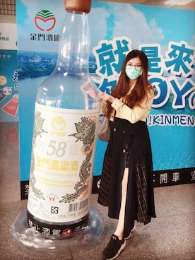 「Marjorie（マージョリー）のアイテム（ジャケット/アウター）」を使った、angelakuさん（レディース・155cm）の春コーディネート