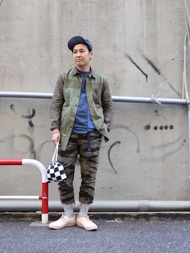 「ink（インク）のアイテム」を使った、ウェイン   さん（メンズ・185cm）の夏コーディネート