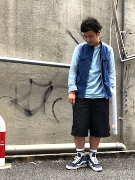 「ink（インク）のアイテム」を使った、ウェイン   さん（メンズ・185cm）の夏コーディネート