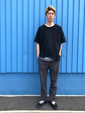 「ink（インク）のアイテム」を使った、ウェイン   さん（メンズ・185cm）の夏コーディネート