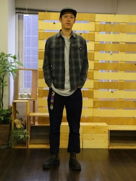 「S/DOUBLE （エスダブル）のアイテム」を使った、ウェイン   さん（メンズ・185cm）の夏コーディネート