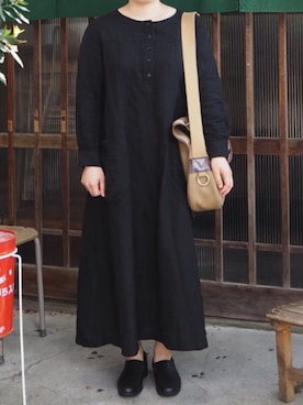 「アイテム（スリッポン）」を使った、m a k.24さん（レディース・158cm・20代）の春コーディネート
