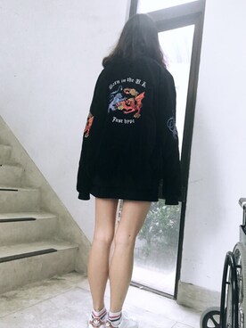 「橫須賀」｜敲敲さん（レディース・167cm）の春コーディネート