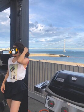 「DANSKIN（ダンスキン）のアイテム」を使った、ぺん🐧さん（レディース・155cm）の夏コーディネート