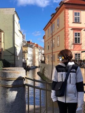 「ノースフェイス」｜ぺん🐧さん（レディース・155cm）の春コーディネート