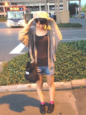 「アイテム（ピアス（両耳用））」を使った、もかさん（レディース・163cm・20代）の秋コーディネート