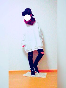 「NIKE（ナイキ）のNIKE/ナイキ グランドテラス 654495（スニーカー）」を使った、とわさん（メンズ・165cm）の冬コーディネート