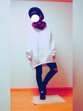 「NIKE（ナイキ）のNIKE/ナイキ グランドテラス 654495（スニーカー）」を使った、とわさん（メンズ・165cm）の冬コーディネート