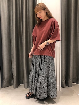 「チュニック」｜「アイテム（その他）」を使った、かんぬさん（レディース・149cm）の夏コーディネート