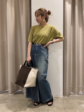 「サマーニット」｜「アイテム（その他）」を使った、かんぬさん（レディース・149cm）の夏コーディネート