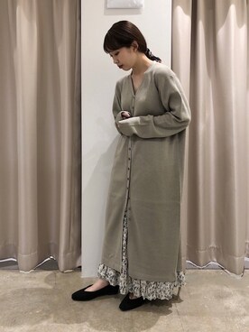 「リバーシブル」｜「アイテム（パンプス）」を使った、かんぬさん（レディース・149cm）の秋コーディネート