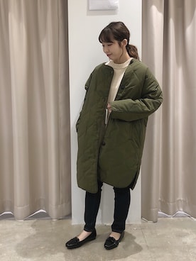 「AMERICAN HOLIC（アメリカンホリック）のアイテム（その他アウター）」を使った、かんぬさん（レディース・149cm）の秋コーディネート