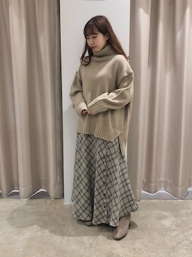「オリエンタルトラフィック」｜かんぬさん（レディース・149cm）の冬コーディネート