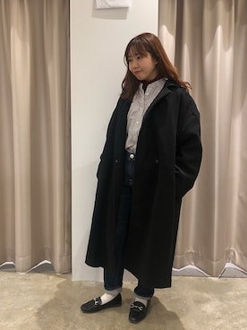 「AMERICAN HOLIC（アメリカンホリック）のアイテム（その他アウター）」を使った、かんぬさん（レディース・149cm）の冬コーディネート