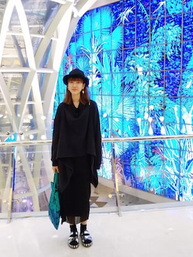 「BLESS（ブレス）のアイテム（トップス）」を使った、LIMESODAさん（レディース・166cm）の春コーディネート