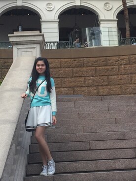 「BSX（ビーエスエックス）のアイテム」を使った、gwynethhuiさん（レディース・170cm）の夏コーディネート