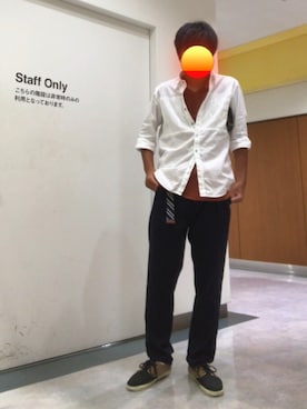 「勉強スタイル」｜まえがみさん（メンズ・168cm）の秋コーディネート