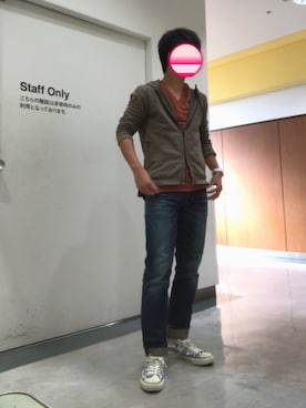「勉強スタイル」｜まえがみさん（メンズ・168cm）の秋コーディネート