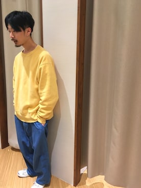 「MASTER&Co（マスターアンドコー）のアイテム（デニムパンツ）」を使った、shoushoushouさん（メンズ・170cm）の春コーディネート