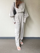 CLANE（クラネ）の「2WAY CACHE COEUR ALL IN ONE（つなぎ