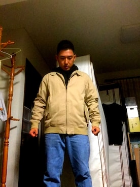「VANS（バンズ）のアイテム（ブルゾン）」を使った、Takaさん（メンズ・157cm）の秋コーディネート