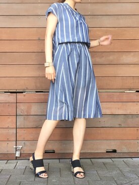 UJさん（レディース・162cm）の春コーディネート