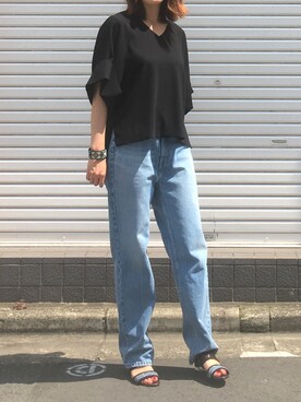 UJさん（レディース・162cm）の夏コーディネート