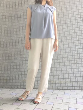 UJさん（レディース・162cm）の夏コーディネート